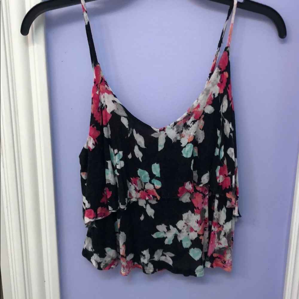 Cute floral tank top